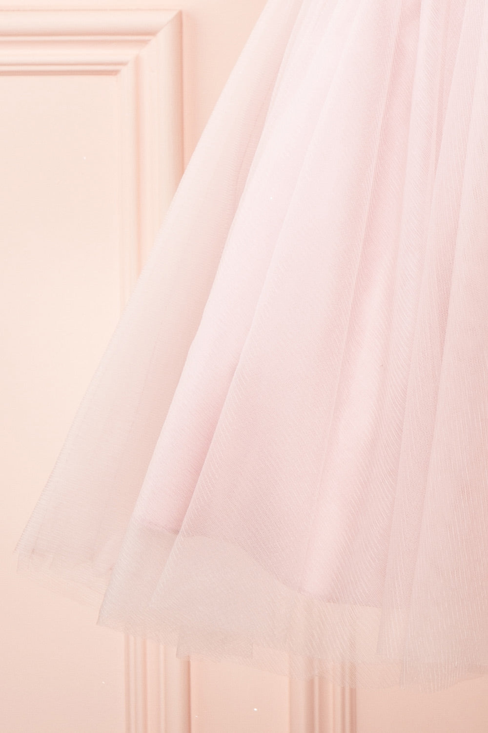 Vivianne Mauve Short A-Line Tulle Dress w/ Sequins | Boutique 1861 -  details