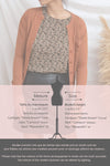 Vizela Brown Long Sleeve Button-Up Cardigan | Boutique 1861 size