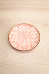 Vladi Plate Pink Floral Patterned Dish | La petite garçonne flat view
