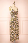 Vladlena Floral Chiffon Midi Dress | Boutique 1861 side view
