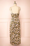 Vladlena Floral Chiffon Midi Dress | Boutique 1861 back view