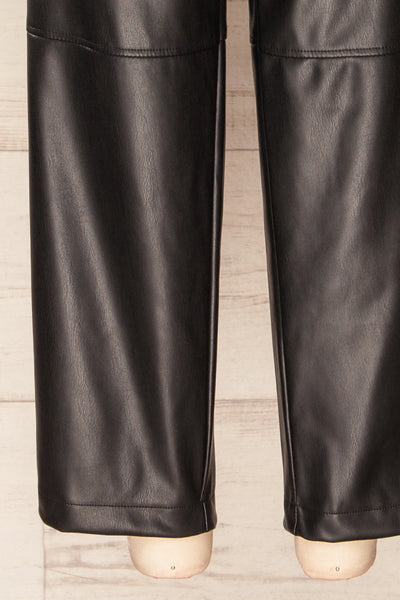Vlasotince Faux Leather Straight Leg Pants | La petite garçonne bottom