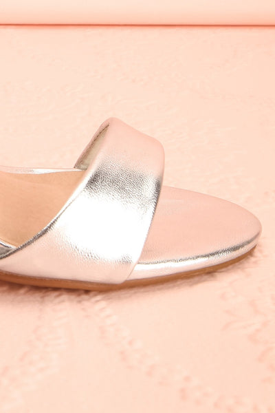 Volney Silver | Heeled Sandals