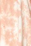 Vonna Pink Tie-Dye Oversized T-Shirt | La petite garçonne fabric