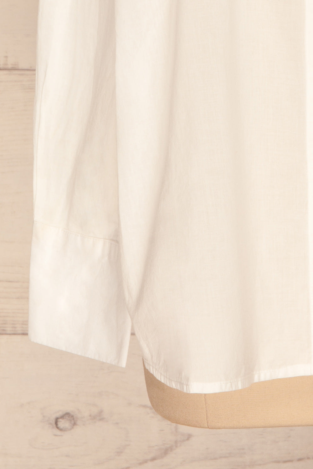 Vorbasse White Shirt | Chemise Blanche | La Petite Garçonne bottom close-up