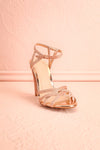 Vosges Rosegold | Glitter Sandal Stilettos