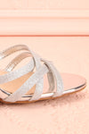Vosges Silver Glitter Sandal Stilettos | Boutique 1861 7