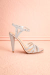 Vosges Silver Glitter Sandal Stilettos | Boutique 1861 5
