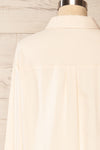 Vrawerty Long Sleeve Button-up Shirt w/ Pockets | La petite garçonne  back close up