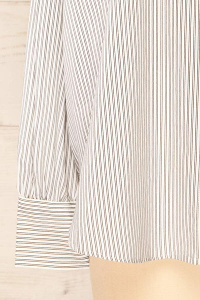 Vurtil Stripes Oversized Button-Up Shirt | La petite garçonne bottom
