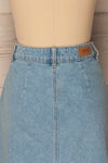 Wagnon Light Blue Jean Button-Up Skirt | La Petite Garçonne 6