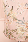 Waimea Cowl Neck Floral Midi Dress | Boutique 1861 bottom close-up