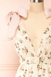 Weald Floral Tiered Midi Dress | Boutique 1861 front close-up