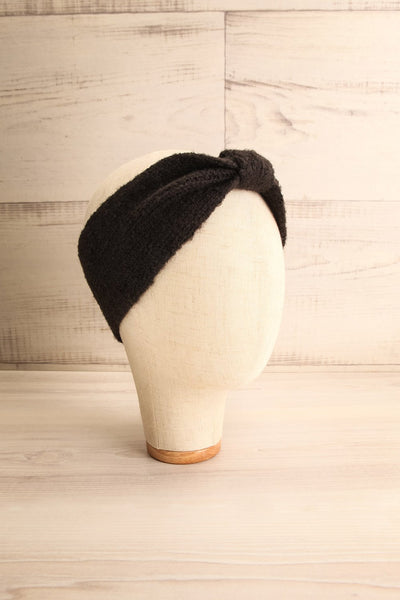 Wilster Black Knit Headband | Bandeau | La Petite Garçonne