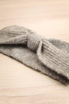 Wilster Grey Knit Headband | Bandeau | La Petite Garçonne flat view