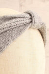 Wilster Grey Knit Headband | Bandeau | La Petite Garçonne close-up