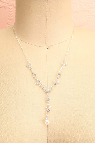 Woodville Silver Earrings & Necklace Set | Boutique 1861