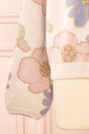 Wrenn Beige Floral Patterned Knit Sweater | Boutique 1861  bottom