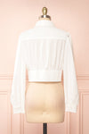 Xacanti Cropped Button-Up Blouse | Boutique 1861 back view