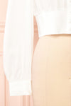 Xacanti Cropped Button-Up Blouse | Boutique 1861 bottom
