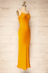 Xilloux Yellow Midi Slip Dress w/ Adjustable Straps | La petite garçonne side view