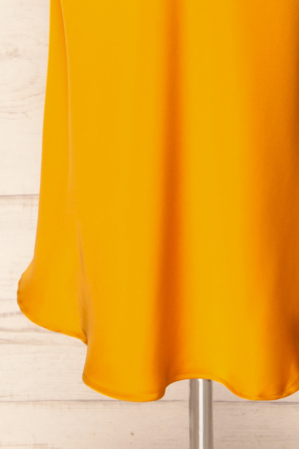 Xilloux Yellow Midi Slip Dress w/ Adjustable Straps | La petite garçonne bottom
