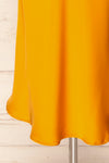 Xilloux Yellow Midi Slip Dress w/ Adjustable Straps | La petite garçonne bottom