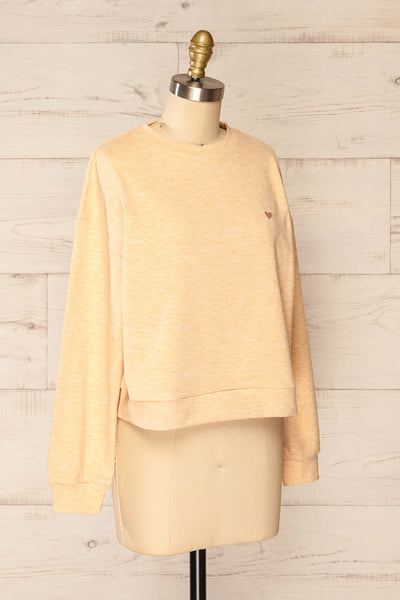 Xiomara Long Sleeve Round Neck Sweater | La petite garçonne side view