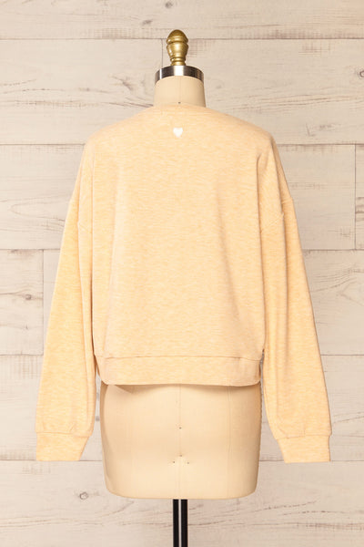 Xiomara Long Sleeve Round Neck Sweater | La petite garçonne back view