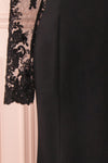 Xylia Black One Long Sleeve Maxi Dress | Boutique 1861 sleeve