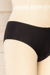 Yanik 3-Pack Seamless Mid-Rise Underwear | La petite garçonne black side close-up
