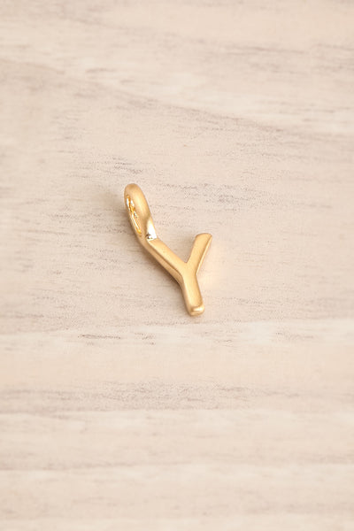 Yankee Gold | Letter Y Charm