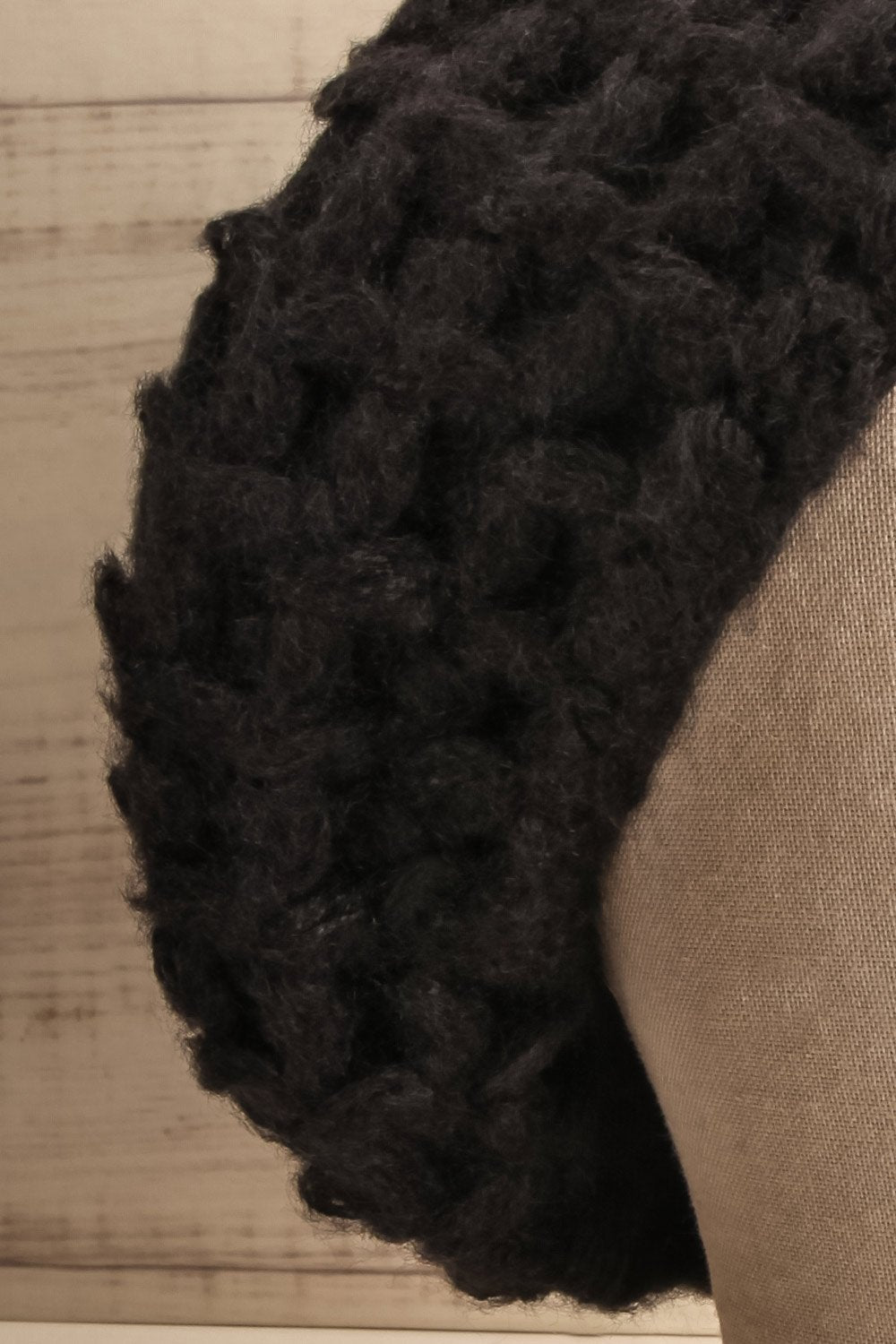 Yaroslavi Licorice Black Knit Beret | La Petite Garçonne 5