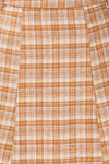 Yu Short A-Line Plaid Skirt | La petite garçonne fabric