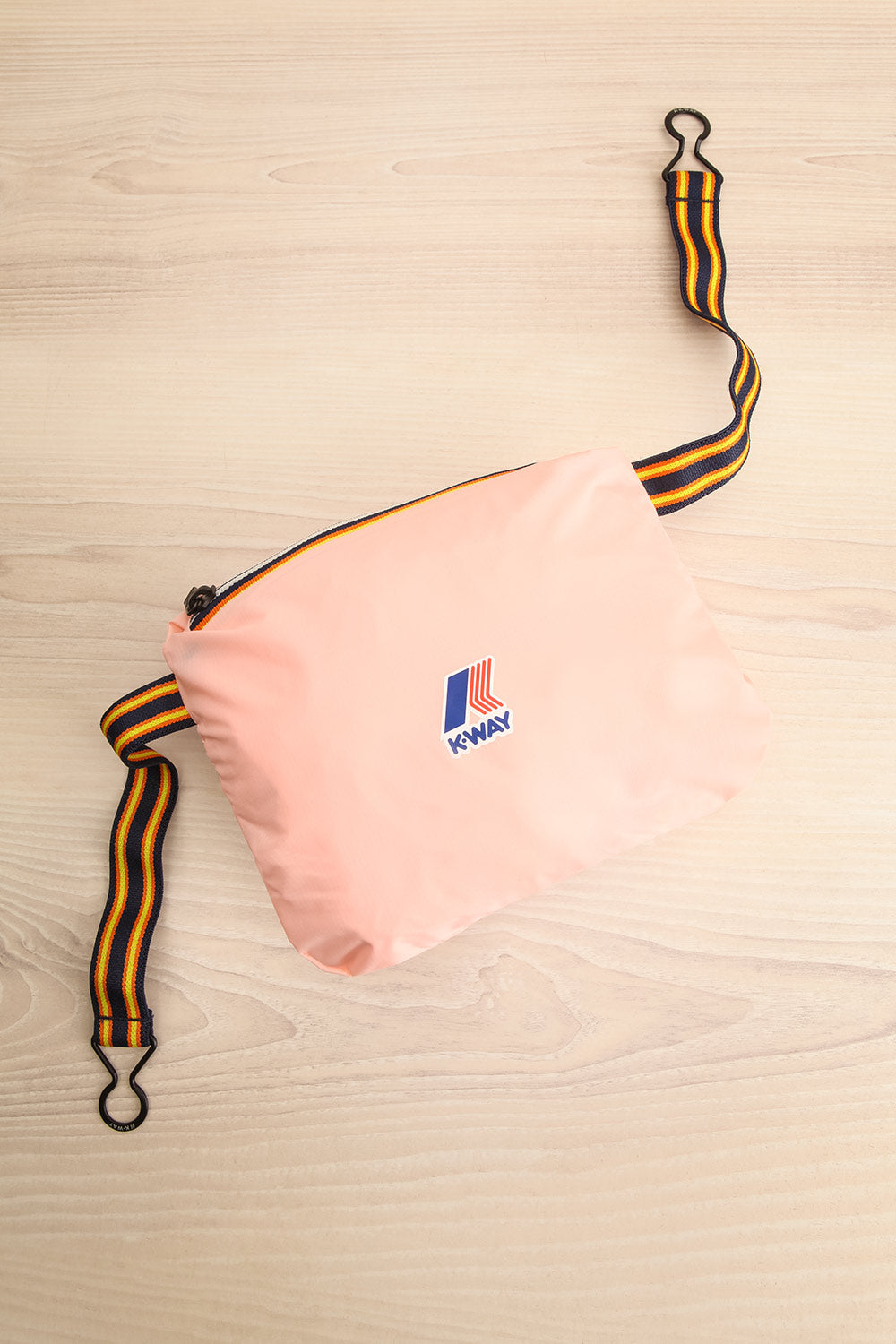 Zamora Pink Packable Rain Jacket | La petite garçonne fanny pack