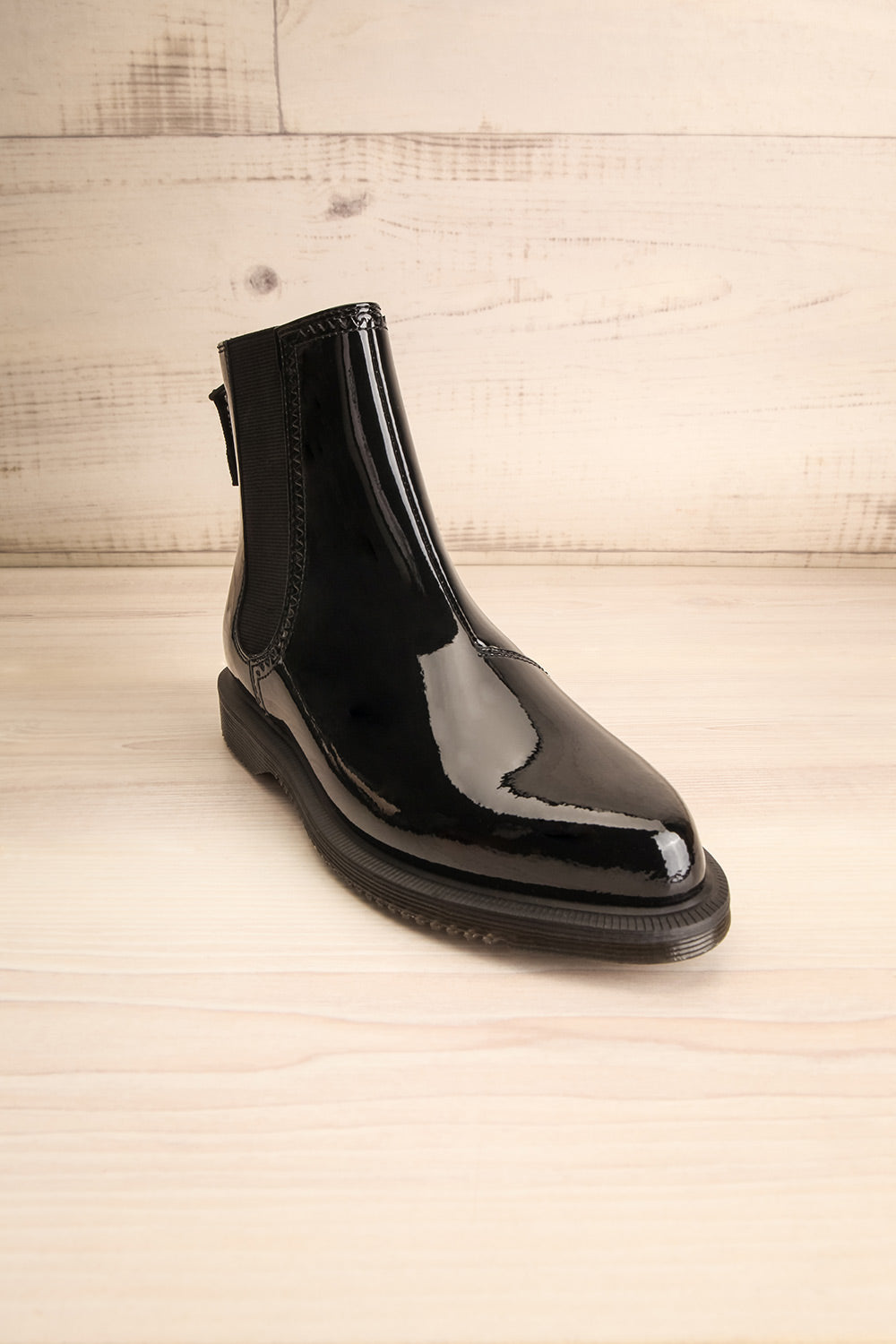Zillow Patent Black Chelsea Boots | La Petite Garçonne Chpt. 2 2