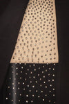 Zinnia Black Bustier Maxi Dress w/ Sparkling Slit | Boutique 1861 fabric