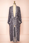 Zoela Patterned Kimono Robe | Boutique 1861 front view