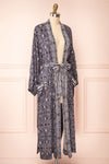 Zoela Patterned Kimono Robe | Boutique 1861 side view