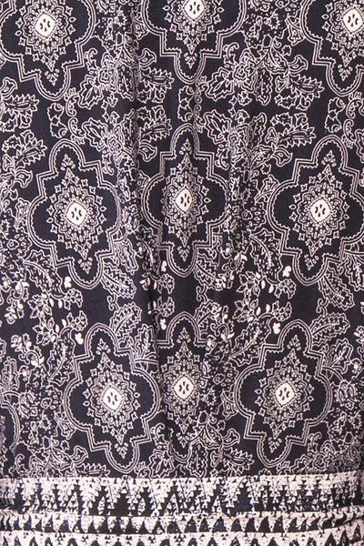 Zoela Patterned Kimono Robe | Boutique 1861 fabric