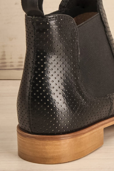 Zolar Black Leather Slip-On Ankle Boots | La Petite Garçonne Chpt. 2