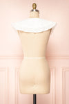 Zosia White Detachable Collar w/ Frills | Boutique 1861 back view