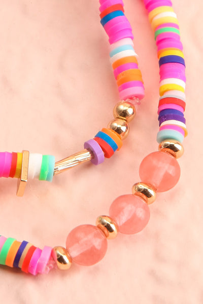 Zoulyk 2 Colourful Bracelets w/ Beads | La petite garçonne close-up