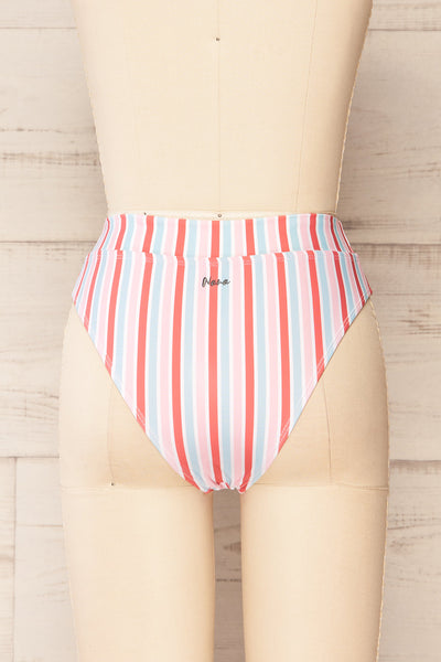 Zuwena Striped Bikini Bottom | La petite garçonne back view